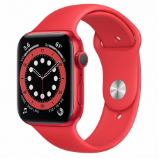 Apple Watch S6 44mm Red Aluminum Case / Red Sport Band Идеальное Б/У