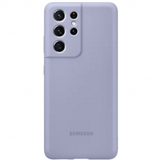 Чехол-накладка Galaxy S21 Ultra Silicone Cover Violet