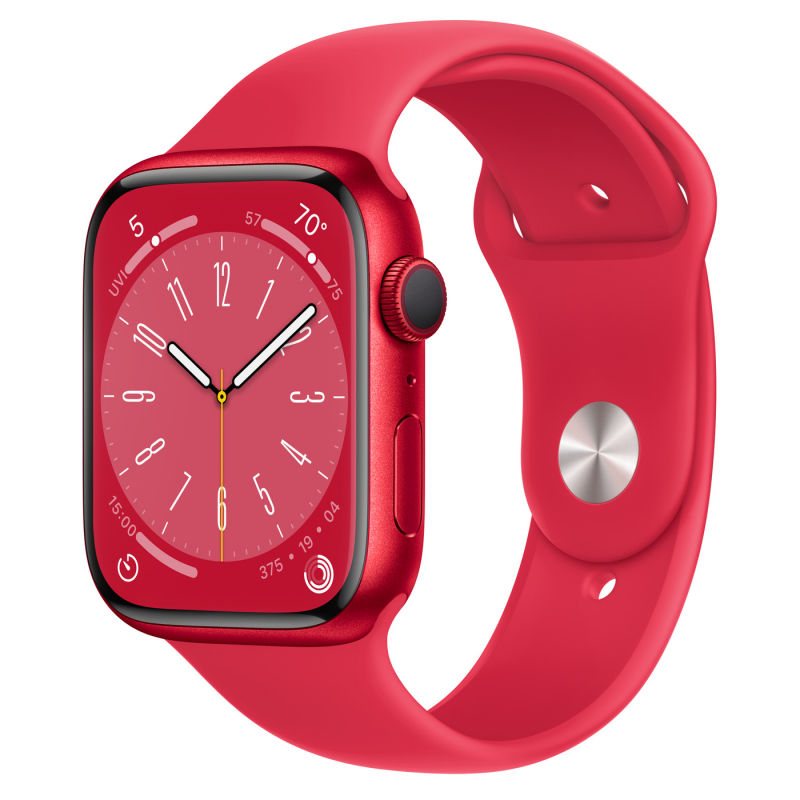 Apple Watch S8 45mm Red / Aluminium Case