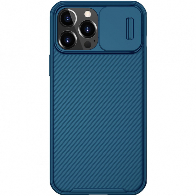 Чехол iPhone 13 Pro Max Nillkin ComShield Pro Magnetic Blue Blue (Синий)