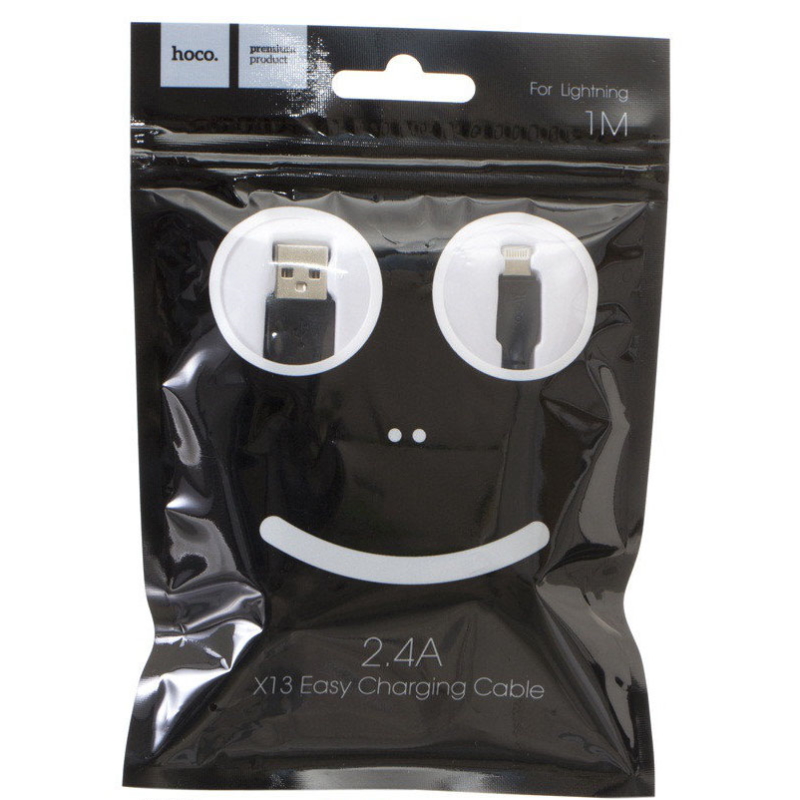 Кабель USB - Lighting / HOCO X13 / 1M / Черный