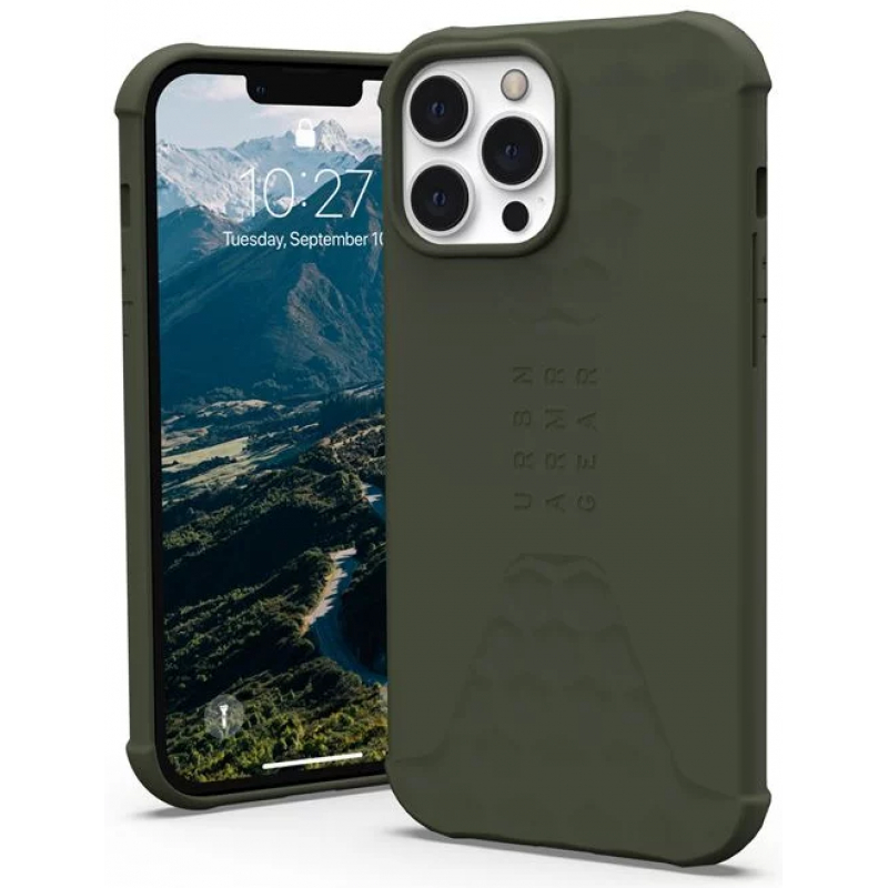 Чехол iPhone 13 Pro UAG Standart iSSUE Olive Green (Зелёный)