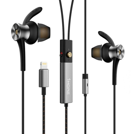 Наушники Xiaomi 1More Dual Driver Anc Lightning In-Ear Headphones Space Gray
