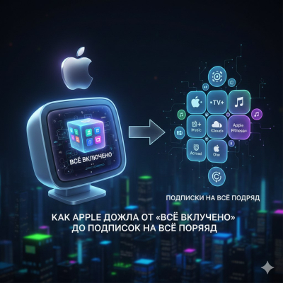 Как Apple дошла от «всё включено» до подписок на всё подряд