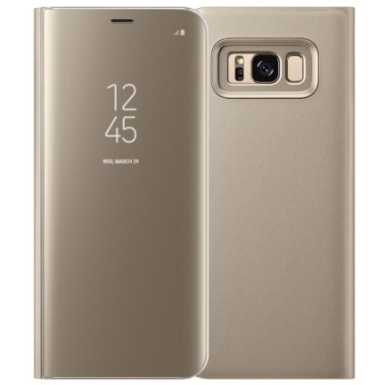 Чехол Galaxy S8 Plus Clear View Cover Gold