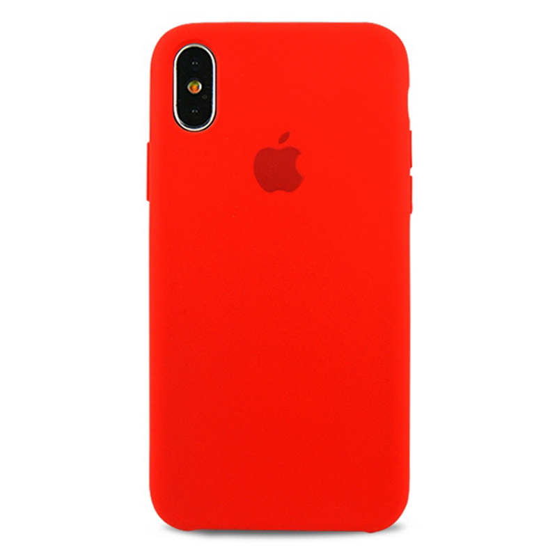 Чехол iPhone X/XS Silicone Case Red