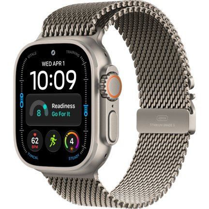 Apple Watch Ultra 4 (2026) 49mm Natural Titanium Case /Milanese Loop