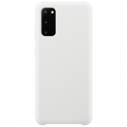 Чехол Galaxy S20 Silicone Cover White