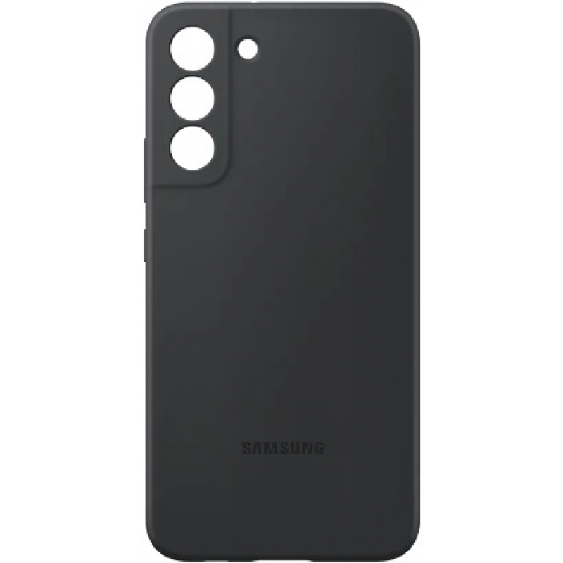 Чехол Galaxy S22 Silicone Cover Black (Оригинал) Black (Черный)