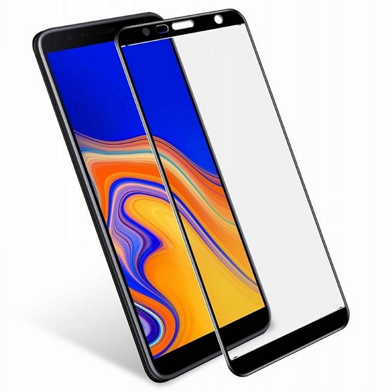 Защитное стекло 3D для Samsung Galaxy J4 Plus/J6 Plus(2018) Черное (Тех.Упаковка)