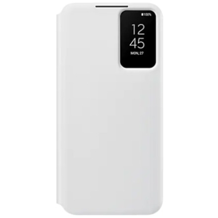 Чехол-Книга Galaxy S22 Smart Clear View Cover White (Оригинал) White (Белый)