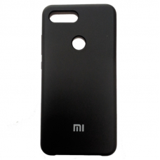 Чехол-накладка Xiaomi Mi 8 Lite Silicone Cover Black
