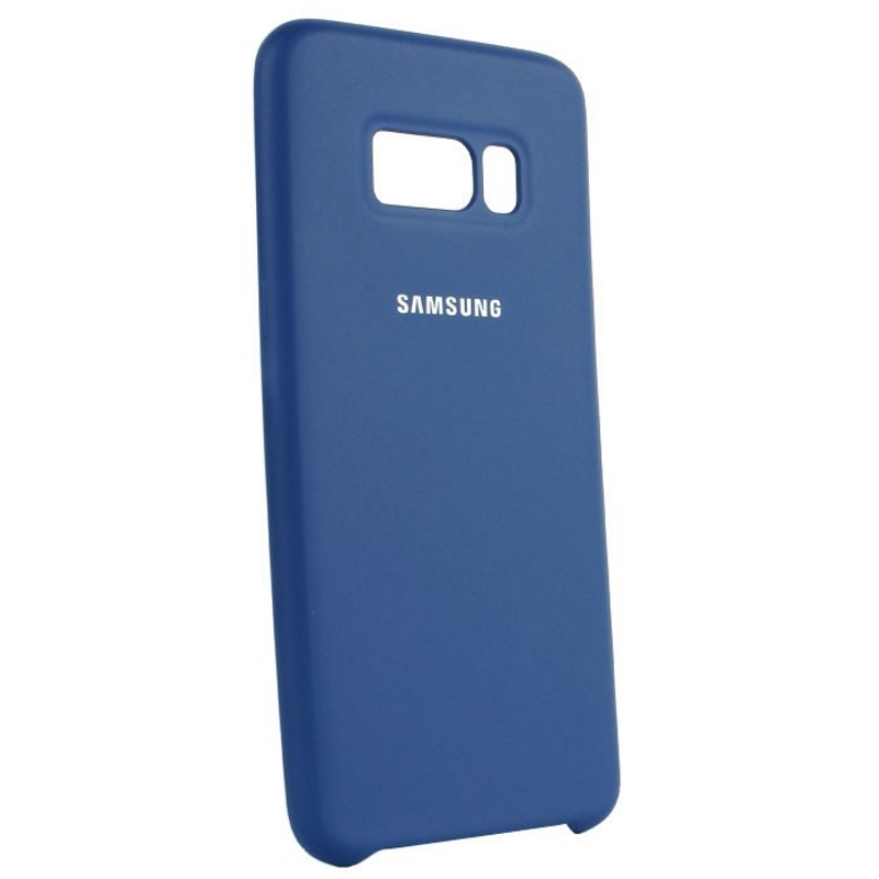 Чехол Galaxy Silicon Cover S8 Blue