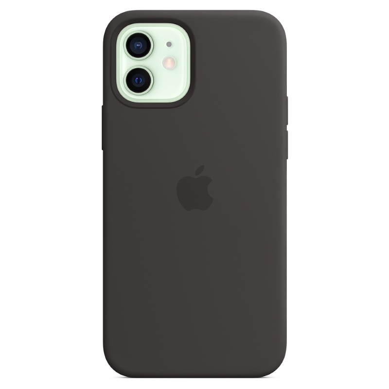 Чехол iPhone 12/12 Pro Silicone Case MagSafe Black