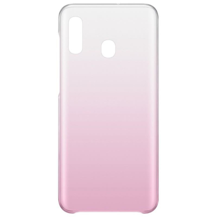 Чехол Galaxy A20 Gradation Cover Pink Pink (Розовый)