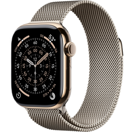 Apple Watch 11 46mm Steel Gold / Titanium Case