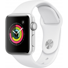 Apple Watch S3 38mm Silver Aluminum / White Sport Band