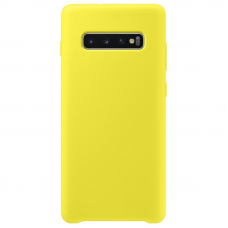 Чехол-накладка Galaxy S10 Plus Silicone Cover Yellow