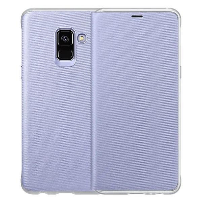 Чехол Galaxy A8 Plus Neon Flip Cover Gray Grey Gray (Серый)