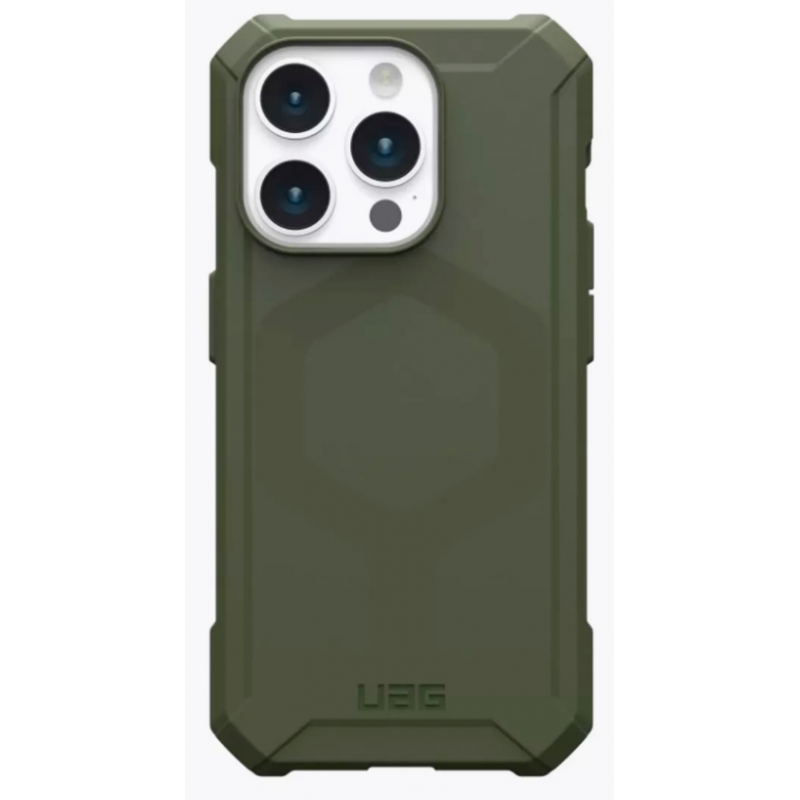 Чехол iPhone 15 Pro UAG Essential Armor MagSafe Olive Drab Olive (Зеленый)