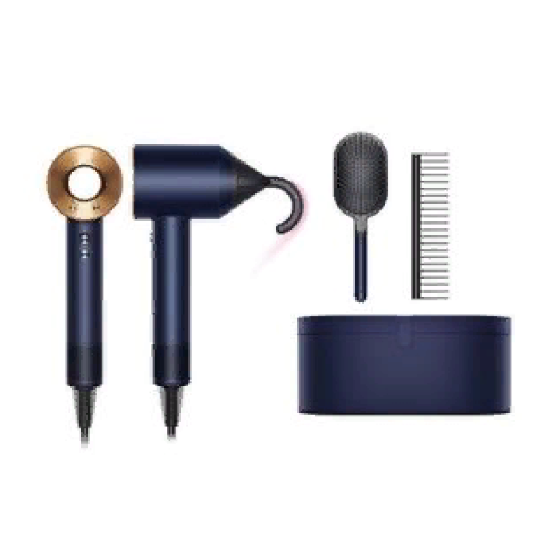 Dyson Hair Dryer HD07 Синий медный с 5 насадками в чехле и расческами