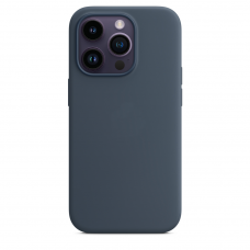 Чехол MagSafe iPhone 14 Pro Max Leather Midnight (Оригинал)