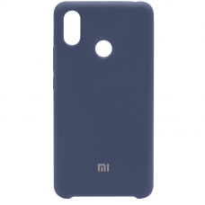 Чехол-накладка Xiaomi Mi Max 3 Silicone Cover Blue