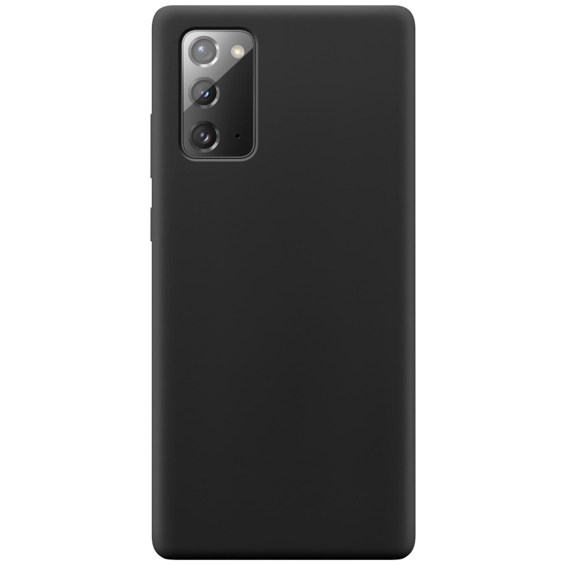 Чехол Galaxy Note 20 Silicone Cover Black Black (Черный)