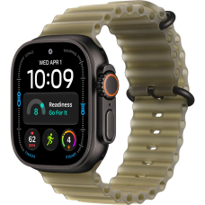 Apple Watch Ultra 4 (2026) 49mm Black Titanium Case /Translucent Kelp Ocean Band