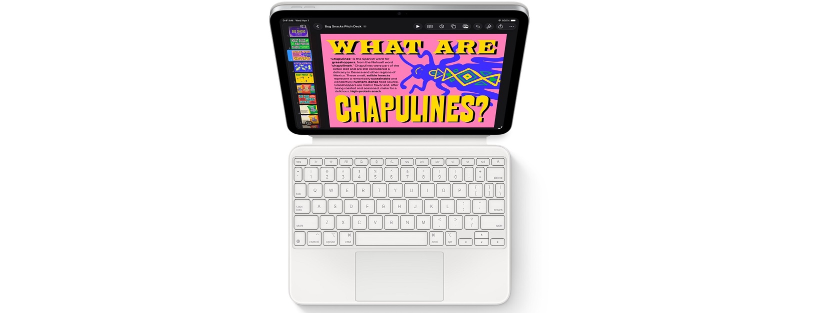 Apple Magic Keyboard для iPad 10 внешний вид