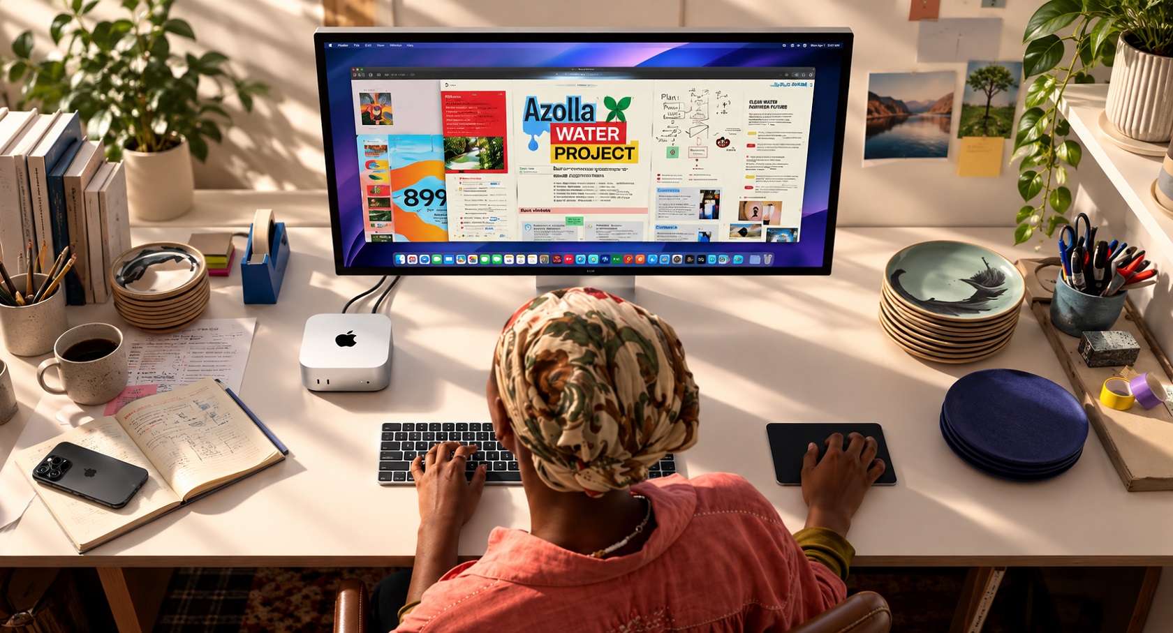 Apple Mac mini M5 Pro — вид спереди