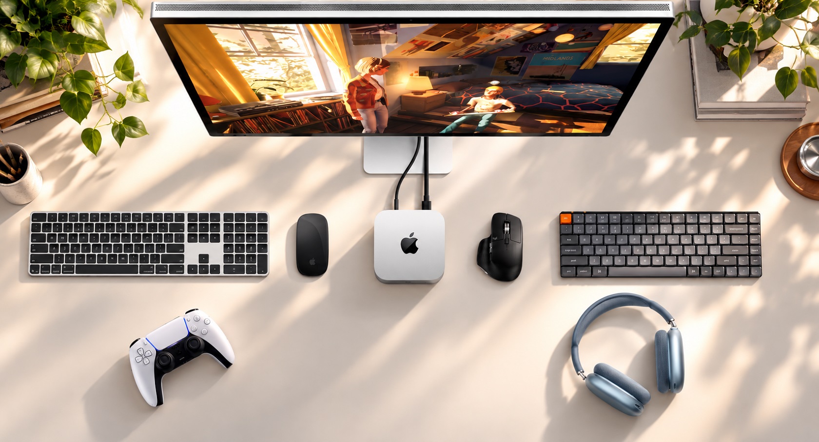 Apple Mac mini M5 Pro — вид спереди