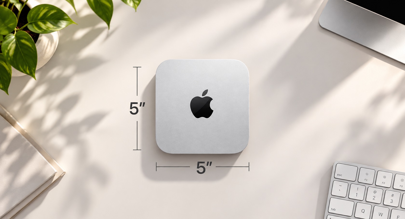 Apple Mac mini M5 Pro — вид спереди