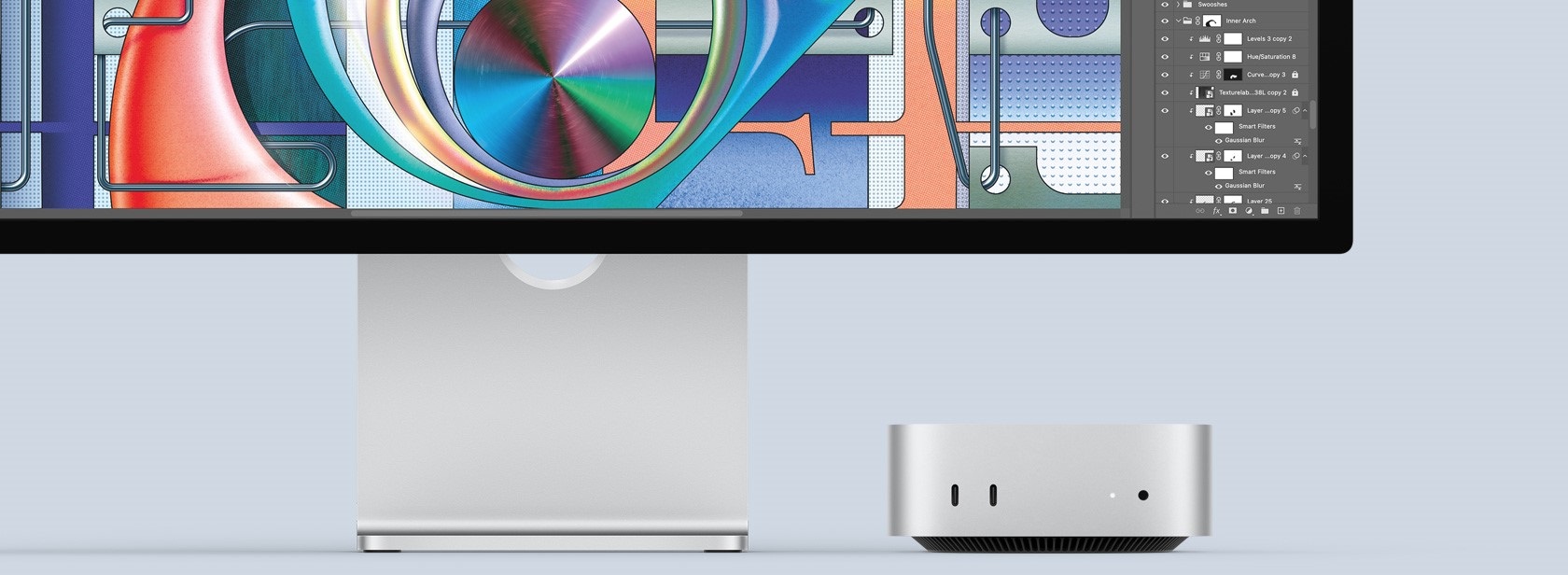 Mac Studio M4 Max - вид спереди