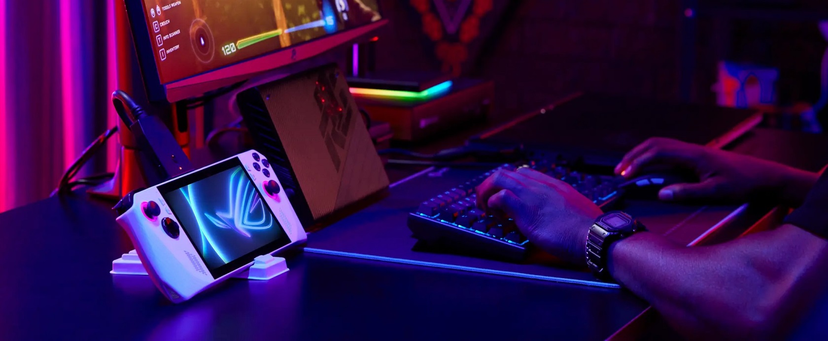 ASUS ROG Ally Z1 Extreme - дисплей и корпус