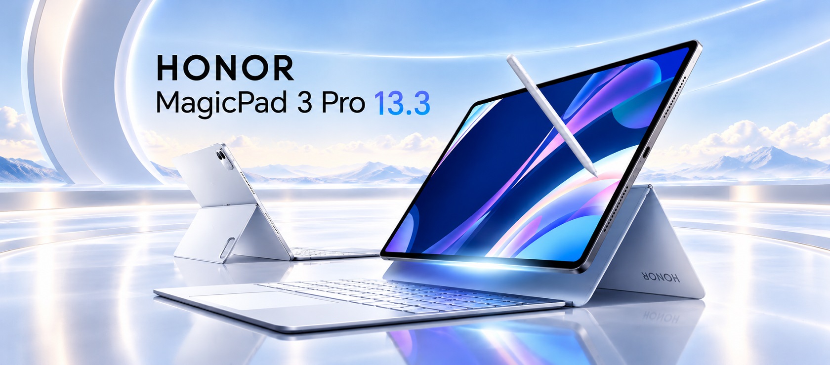 Планшет Honor MagicPad 3 Pro 13.3 — вид корпуса и дизайн