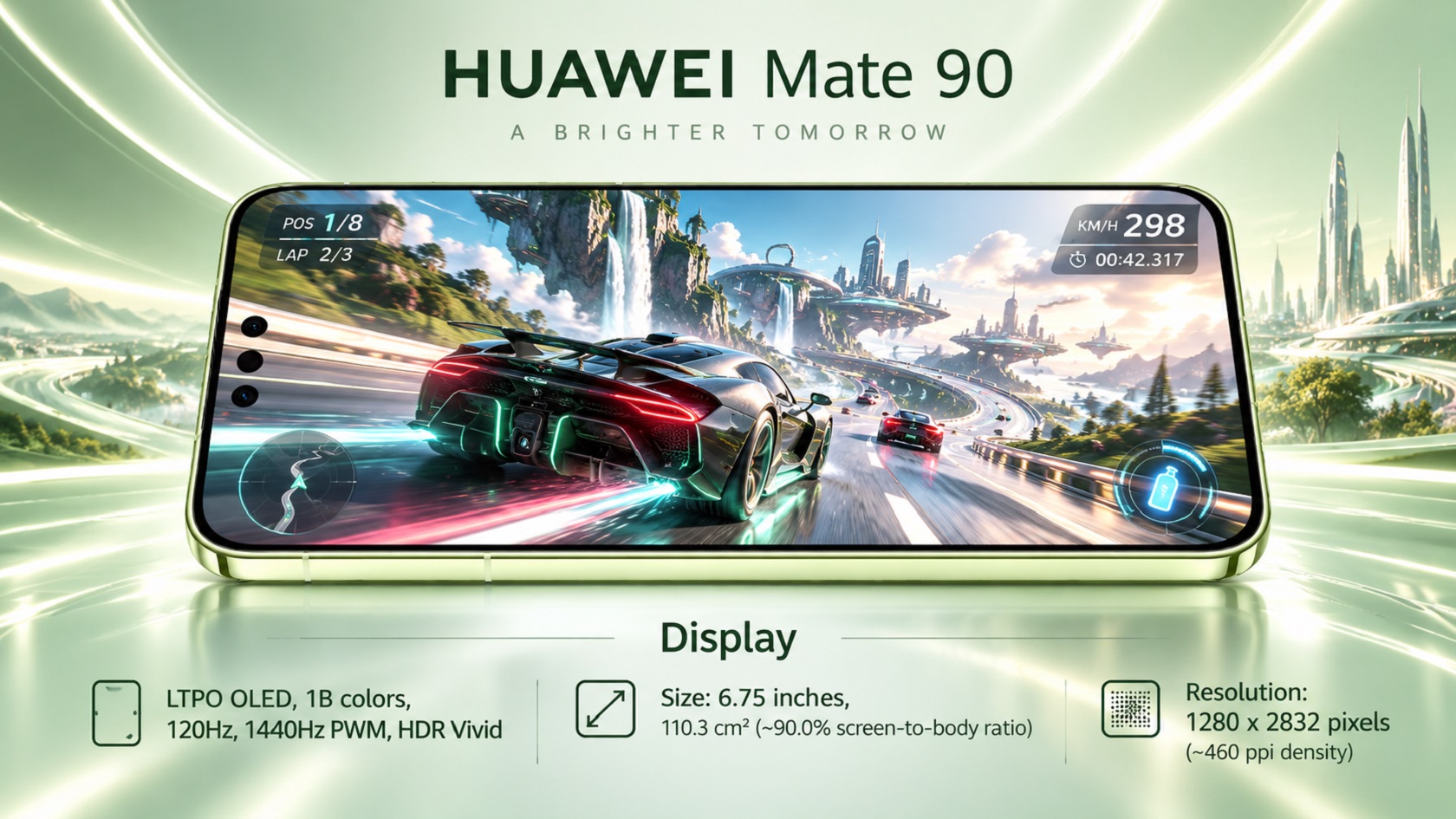 Huawei Mate 90 — экран OLED
