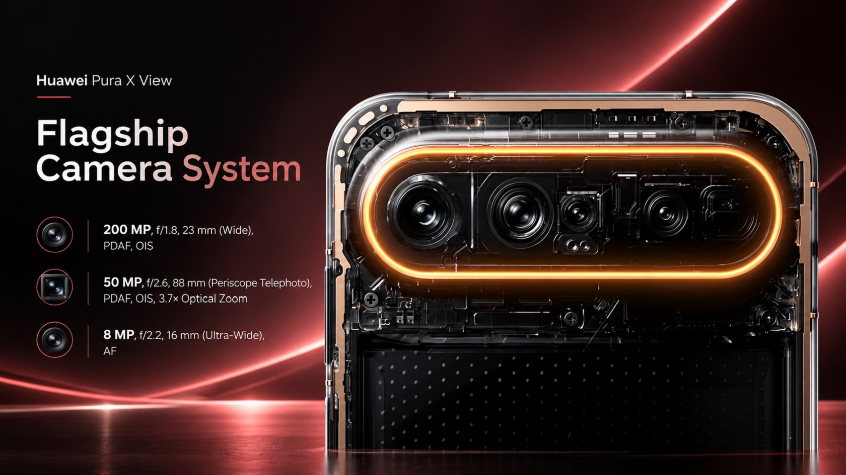 Huawei Pura X View, аккумулятор и тонкий корпус