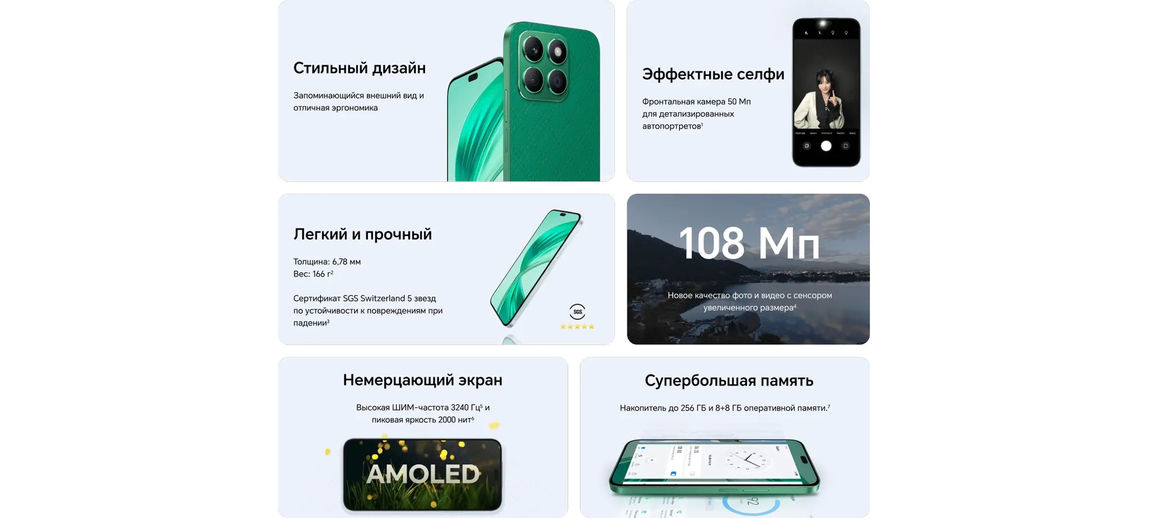 Honor X8b - задняя панель и модули камеры