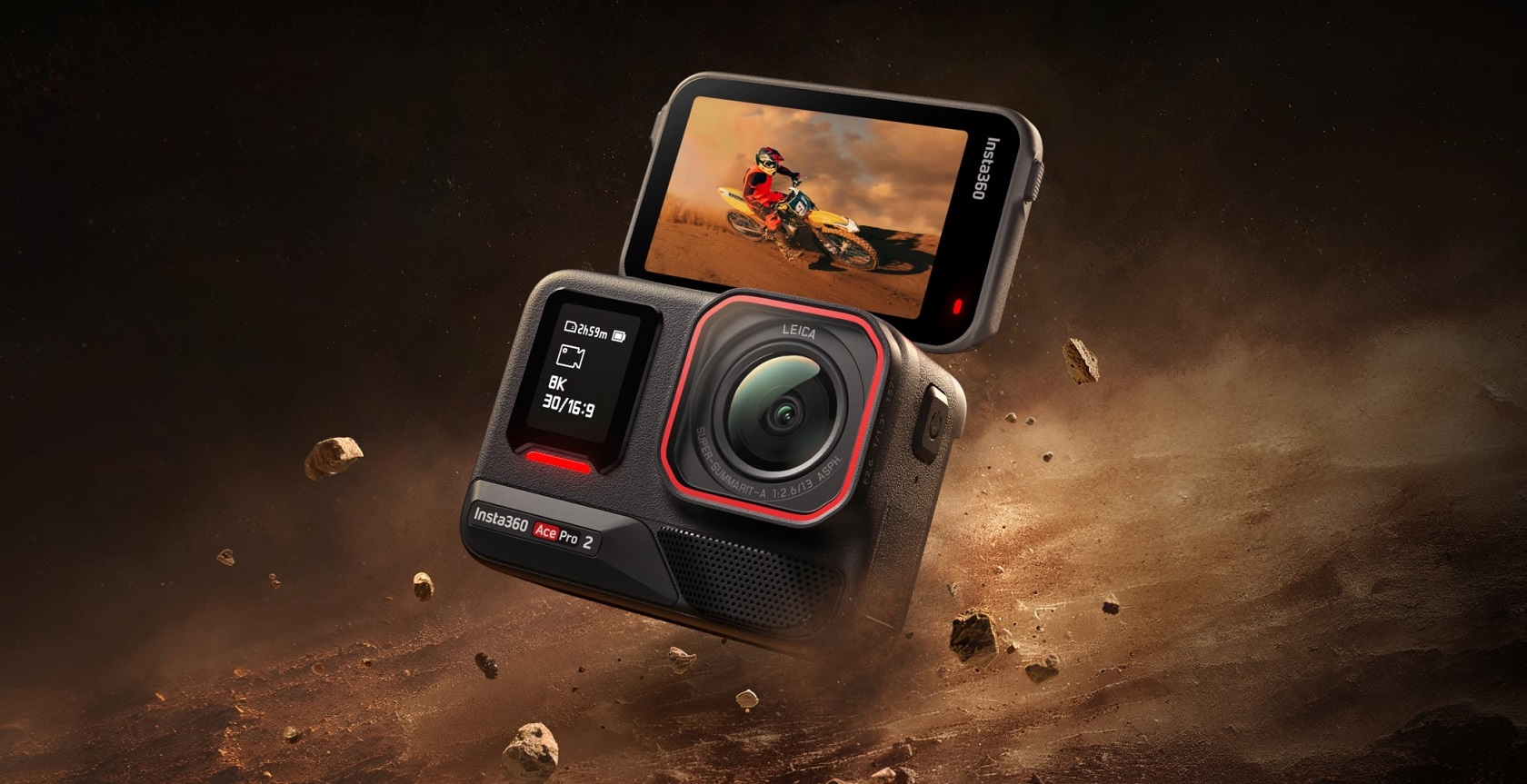 Insta360 ACE PRO 2 - вид спереди