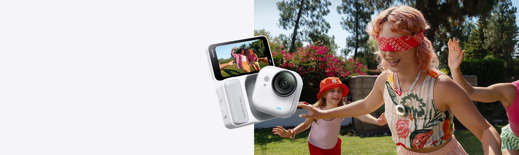 Insta360 Go Ultra - вид спереди