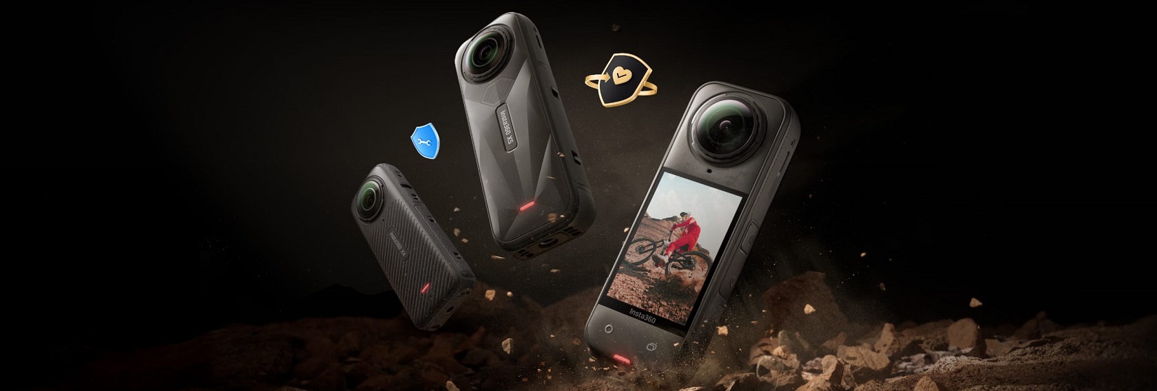 Insta360 X5 - объектив и корпус