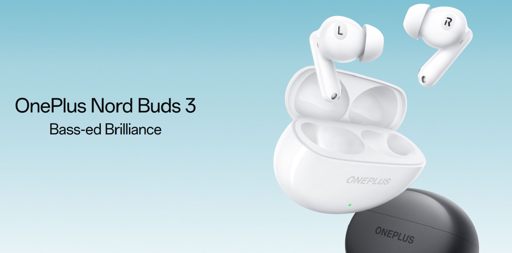 OnePlus Nord Buds 3 - вид спереди