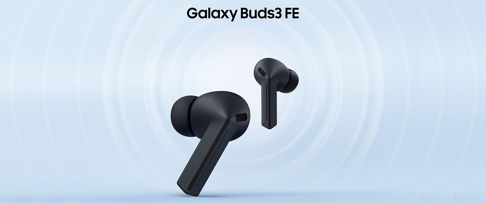 Samsung Galaxy Buds 3 FE Black - вид спереди