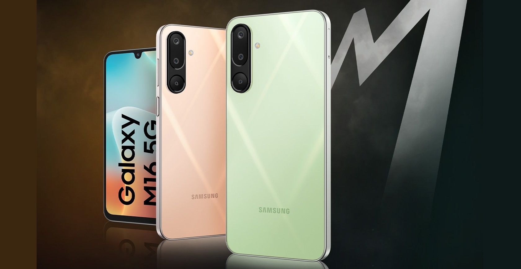 Samsung Galaxy M16 - вид спереди