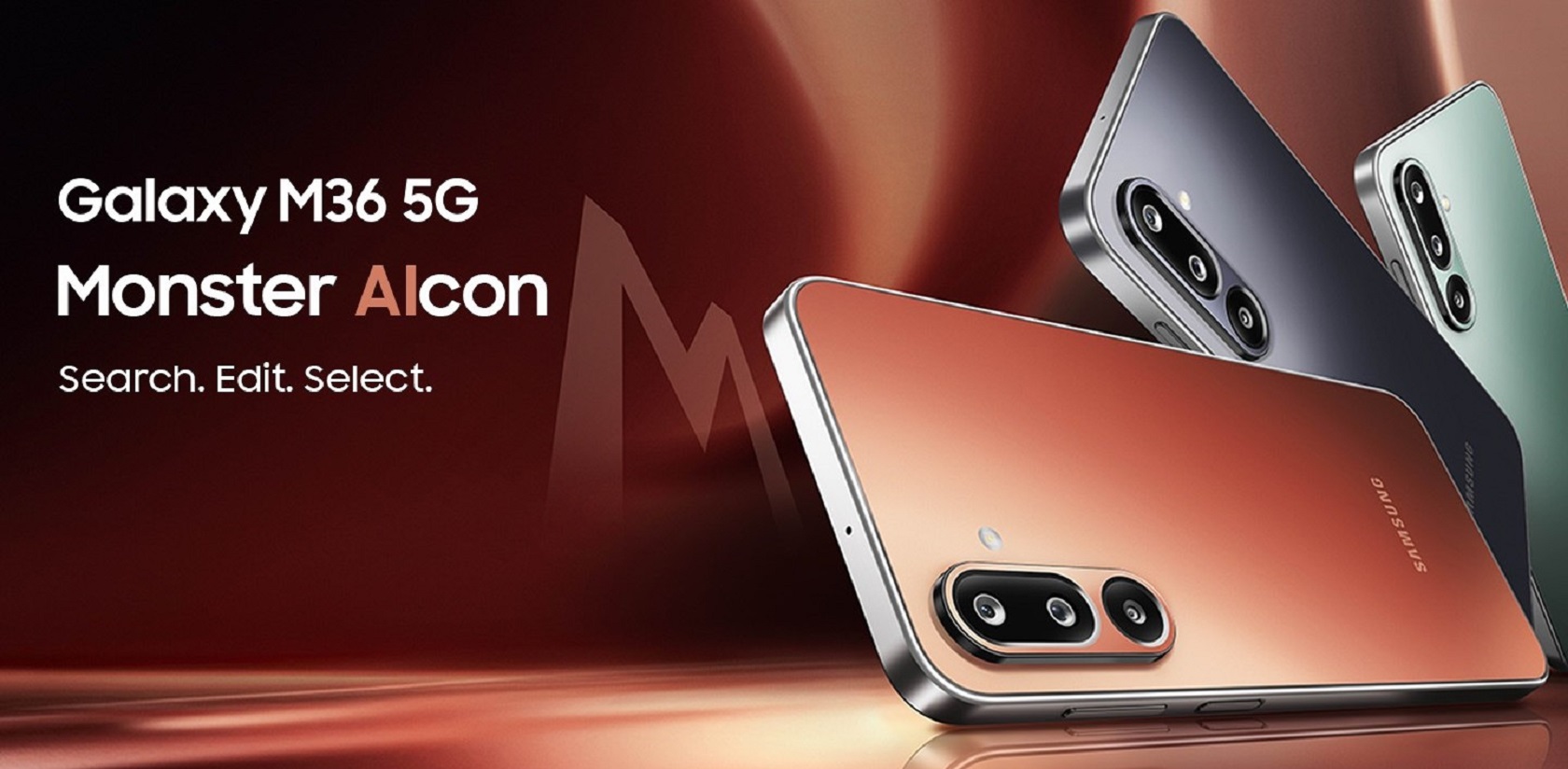 Samsung Galaxy M36 - вид спереди