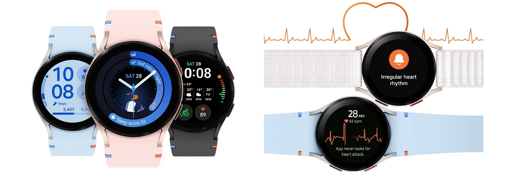 Samsung Galaxy Watch FE - интерфейс