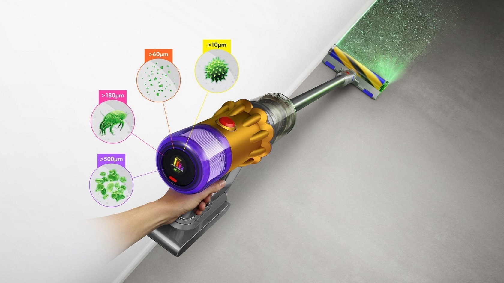 Dyson V12 — внешний вид Пылесос Dyson V12