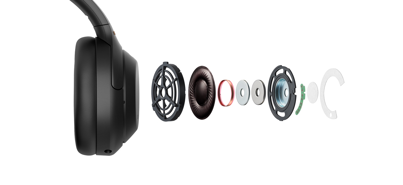 Sony WH-1000XM4 - боковой вид