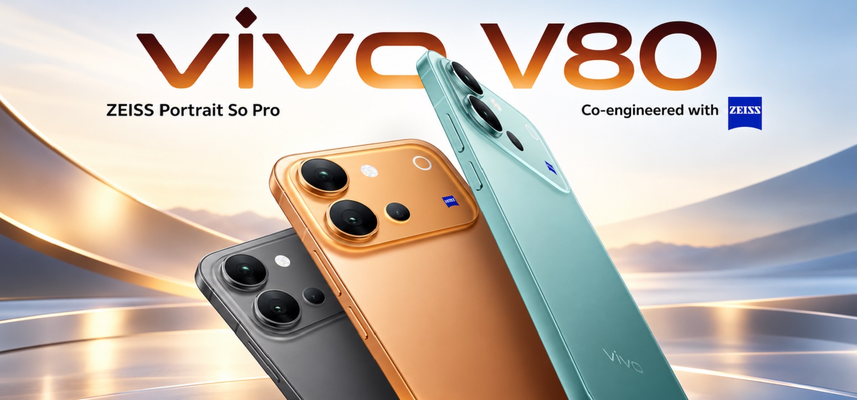 Смартфон Vivo V80 — общий вид